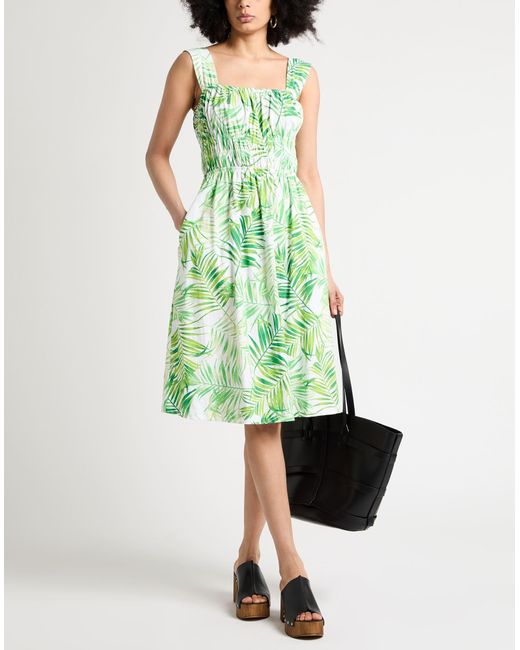 Barbour Green Midi-Kleid