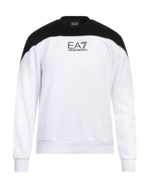Sudadera EA7 de hombre de color White