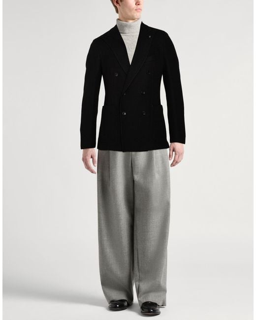 Tagliatore Black Blazer for men