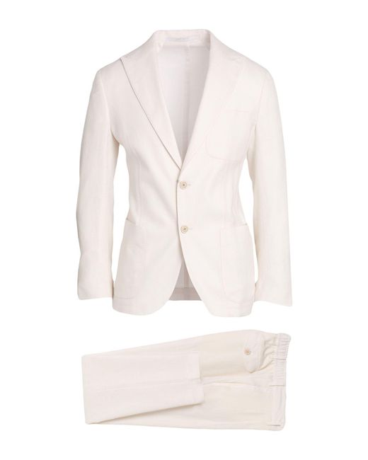 Eleventy White Suits for men