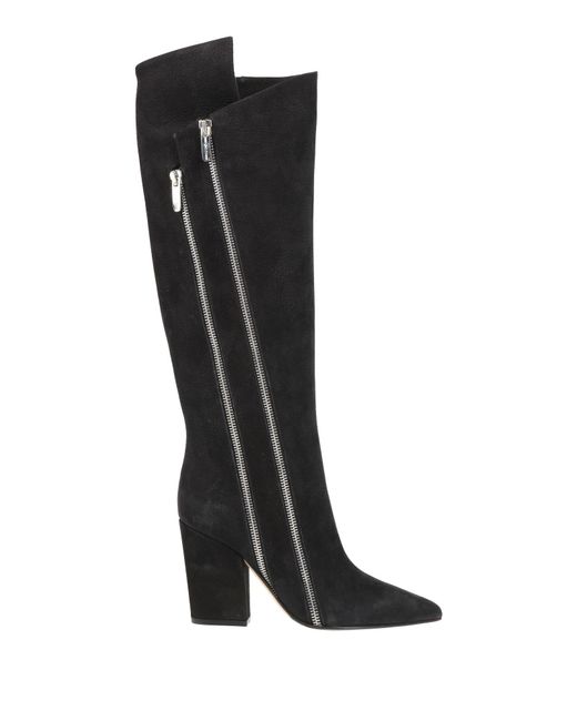 Sergio Rossi Black Boot Leather