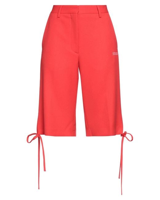 Off-White c/o Virgil Abloh Red Shorts & Bermuda Shorts