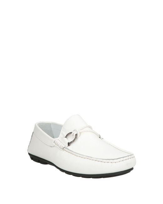 Baldinini White Loafers Leather for men
