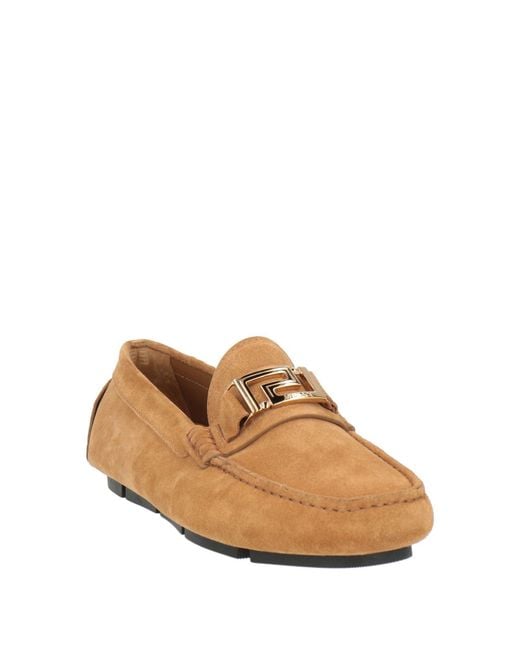 Versace Brown Loafers Leather for men