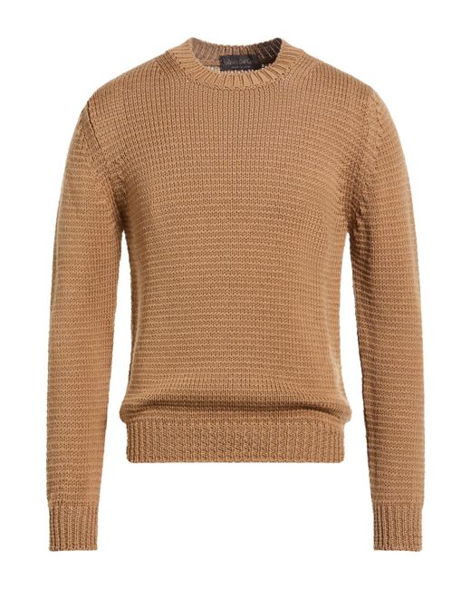 Fabrizio Del Carlo Brown Sweaters for men