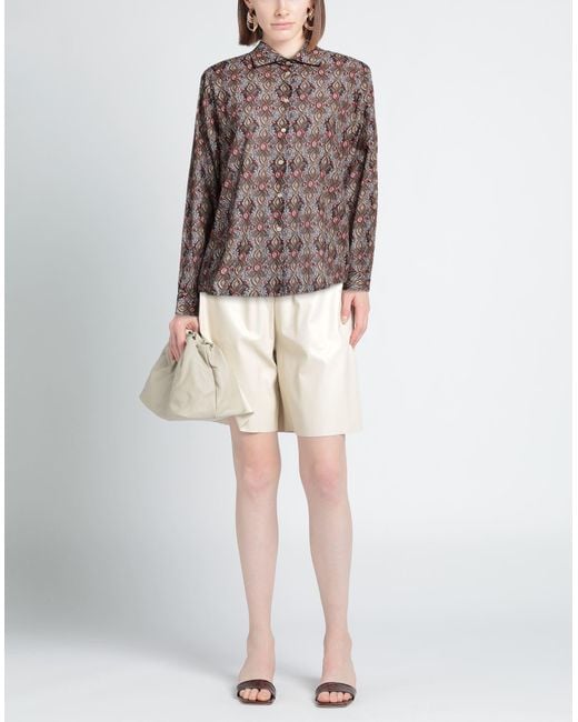 Massimo Alba Brown Shirt Cotton, Cashmere