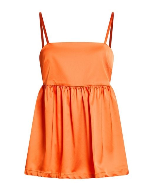 Semicouture Orange Tops