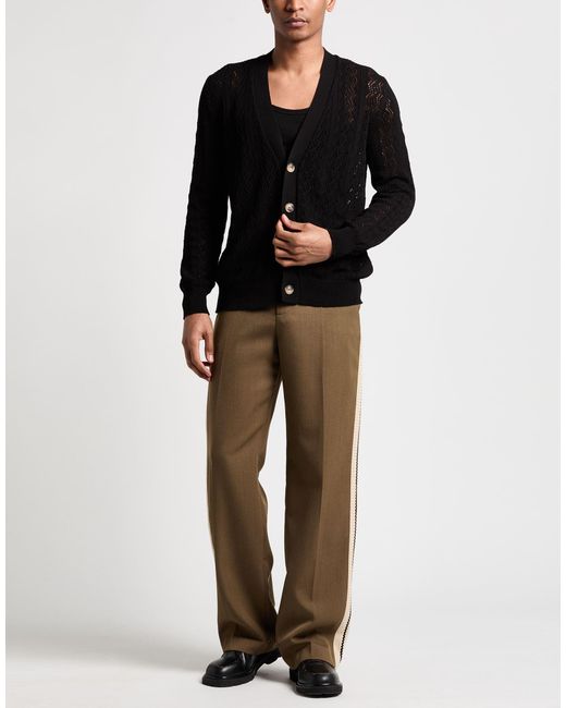 Amaranto Black Cardigans for men