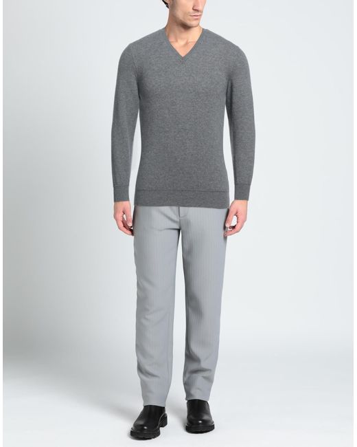 Andrea Fenzi Gray Sweater for men