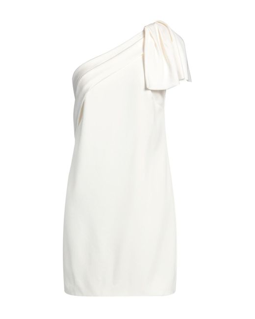 Roland Mouret White Mini-Kleid