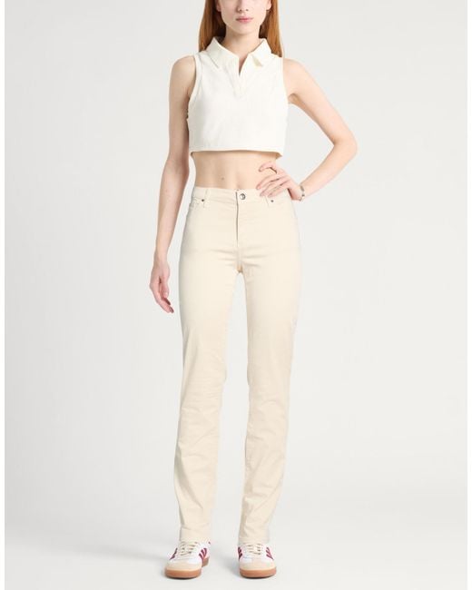 ARMANI EXCHANGE Natural Pants Cotton, Elastane