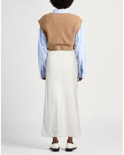 REMAIN Birger Christensen White Maxi Skirt