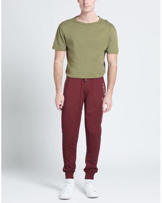 Tommy Hilfiger Red Pants for men