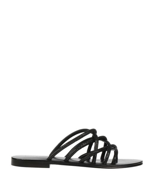 Emanuélle Vee White Sandals Textile Fibers