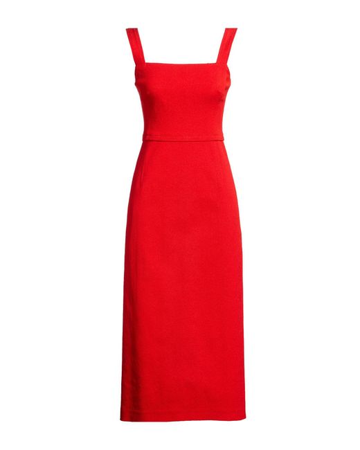 Tory Burch Red Midi Dress