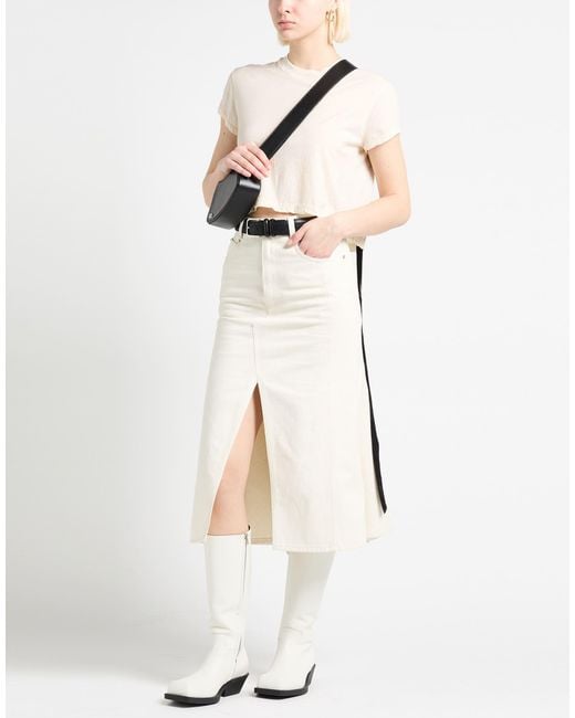 Rick Owens White T-Shirts
