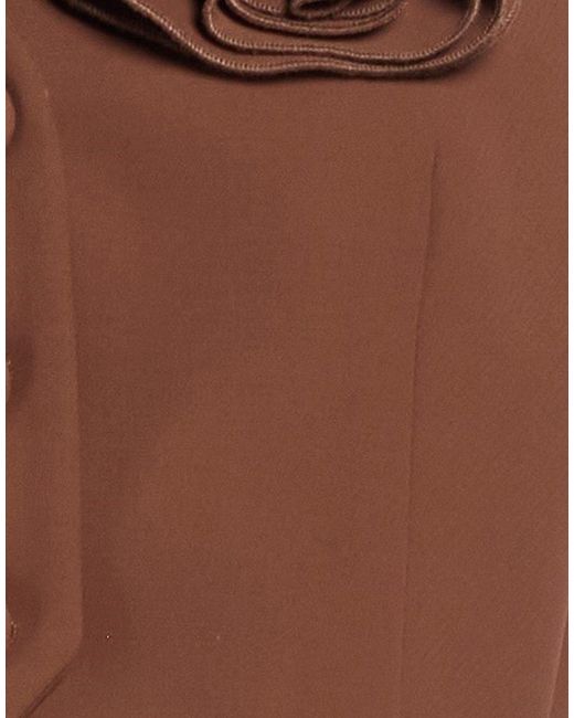 Imperial Brown Tailored Vest Polyester, Elastane