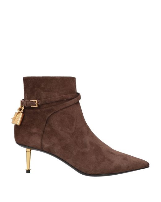 Tom Ford Brown Ankle Boots