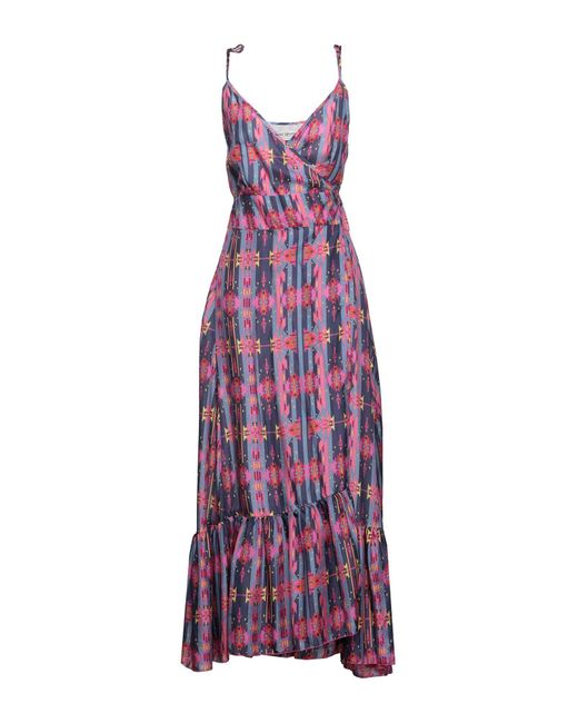 Jessie Western Purple Maxi Dress