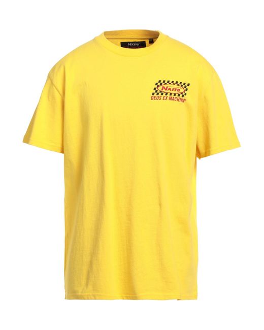 Deus Ex Machina Yellow T-shirt for men