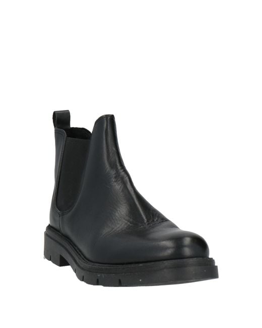KENGEL Black Ankle Boots for men