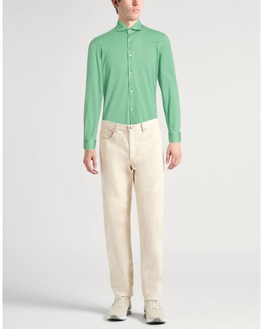 Fedeli Green Shirts for men