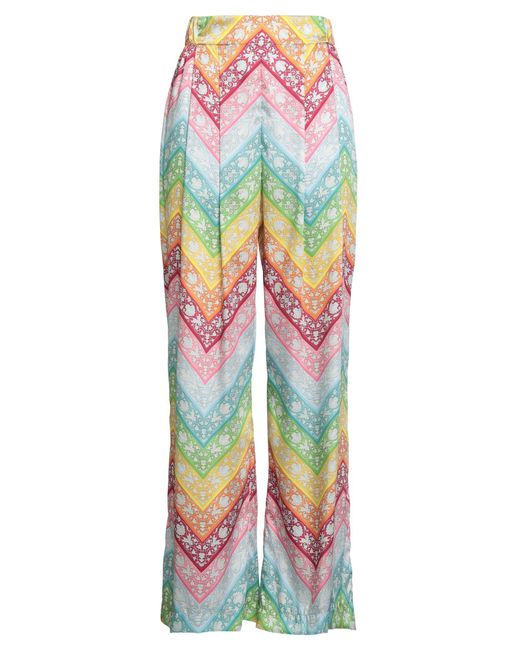 Mary Katrantzou Green Light Pants Polyester