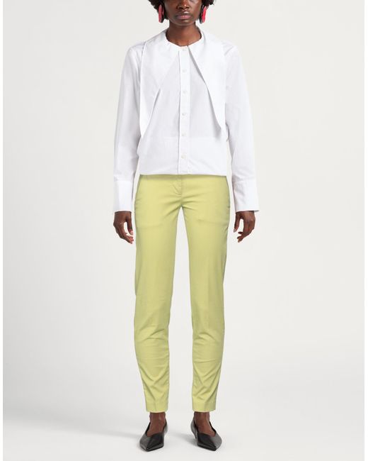 Dondup Yellow Pants Cotton, Elastane