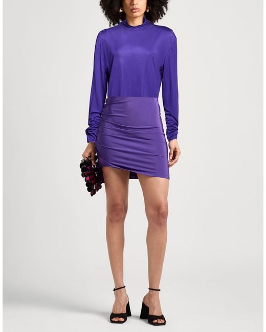 Dries Van Noten Purple T-Shirt Viscose