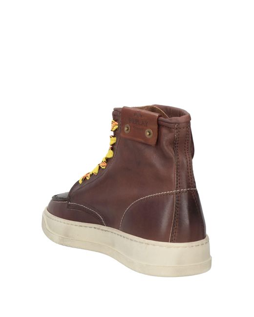 Replay Brown Ankle Boots for men