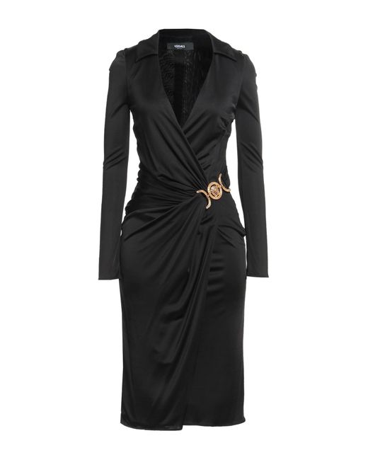 Vestido Midi Versace de color Black