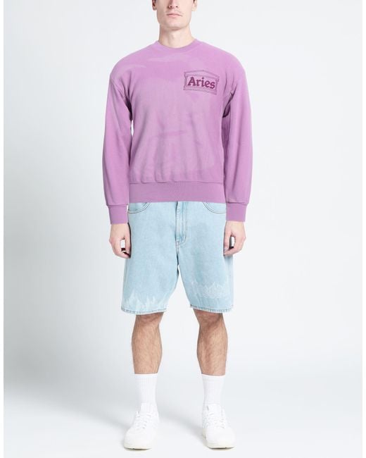Aries Pink Sweatshirt for men