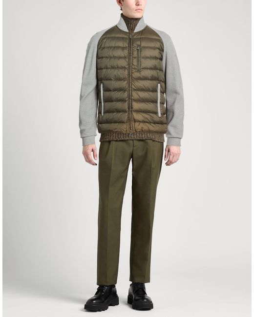 Peuterey Green Puffers for men