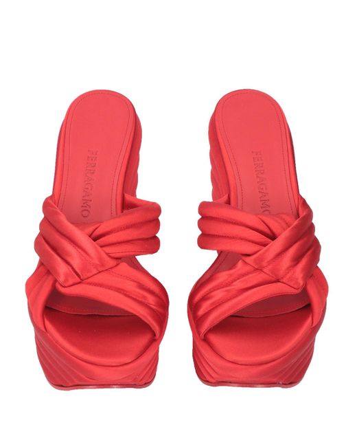Ferragamo Red Sandals