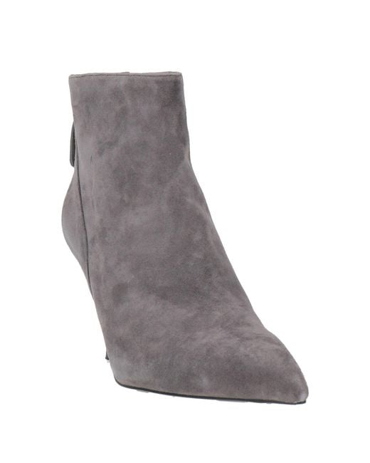 Jeannot Gray Ankle Boots