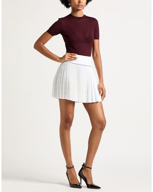 Alaïa White Mini Skirt