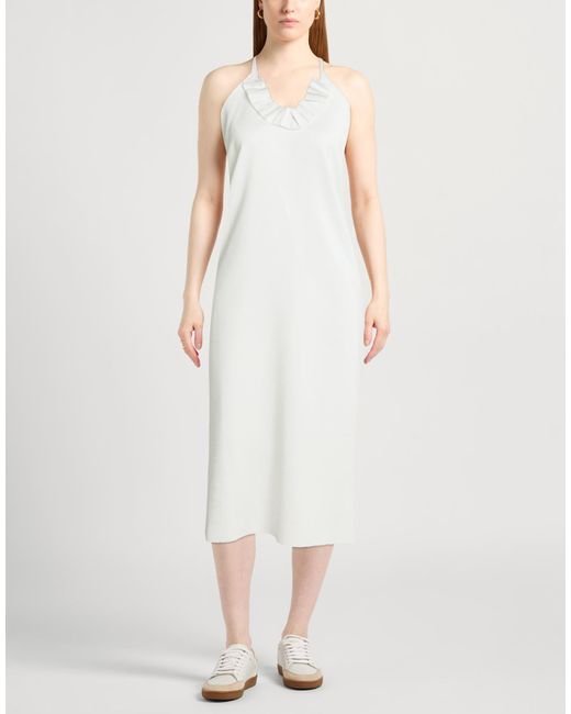 Liviana Conti White Midi Dress