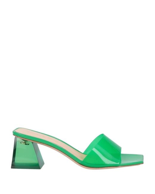Gianvito Rossi Green Sandals