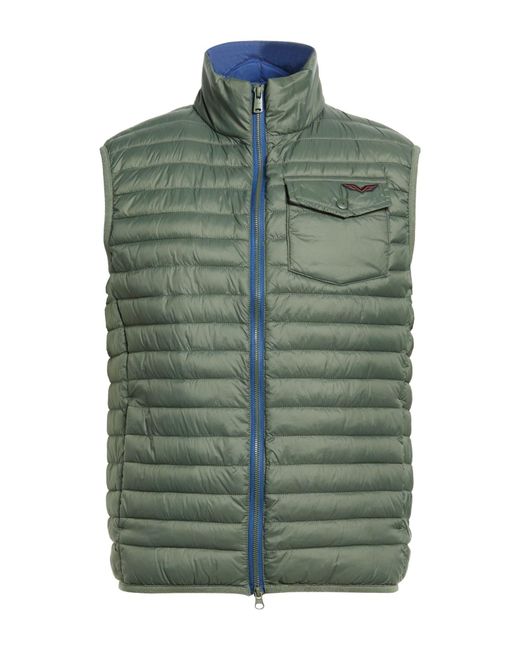 Armata Di Mare Green Vests for men