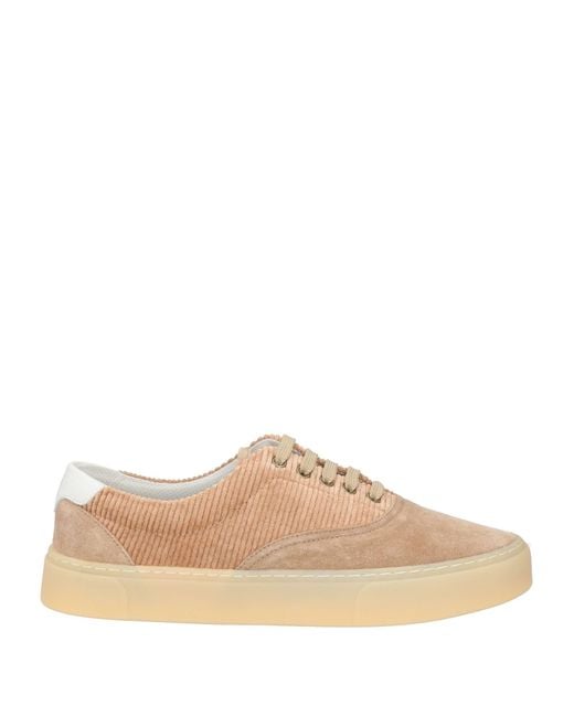 Brunello Cucinelli Natural Trainers for men