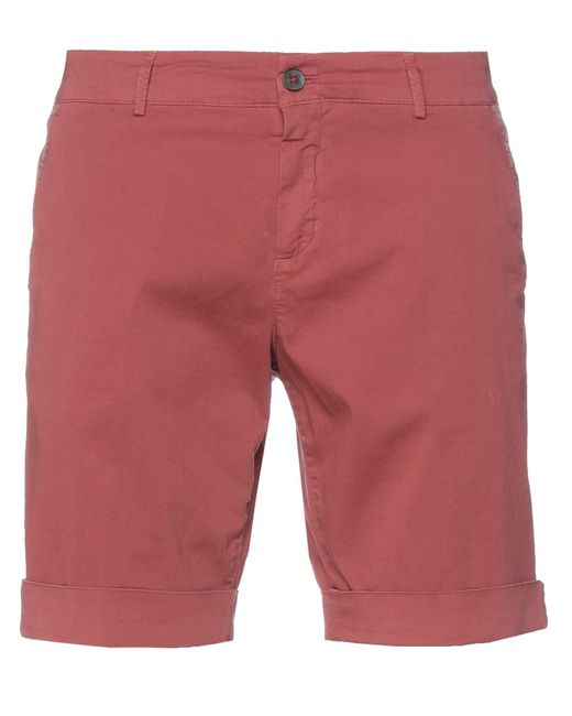 Maison Clochard Red Shorts & Bermuda Shorts for men