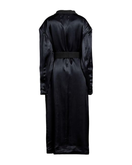 Maison Margiela Black Overcoat & Trench Coat