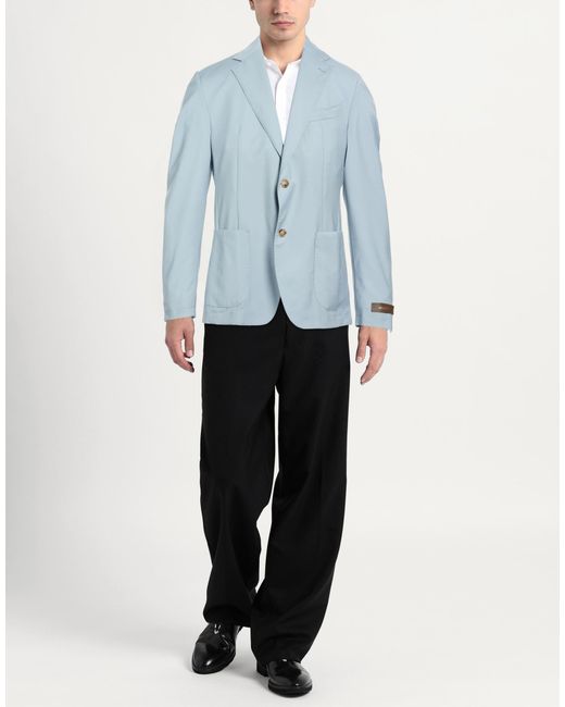 Windsor. Blue Sky Blazer Virgin Wool for men