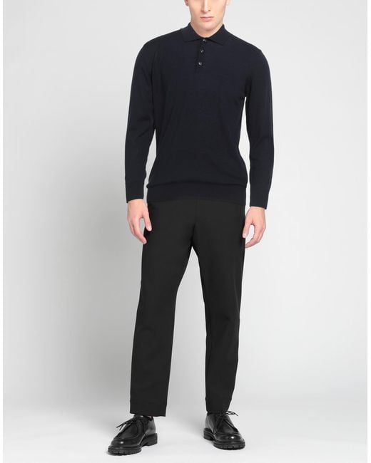 Cruna Blue Midnight Sweater Virgin Wool for men