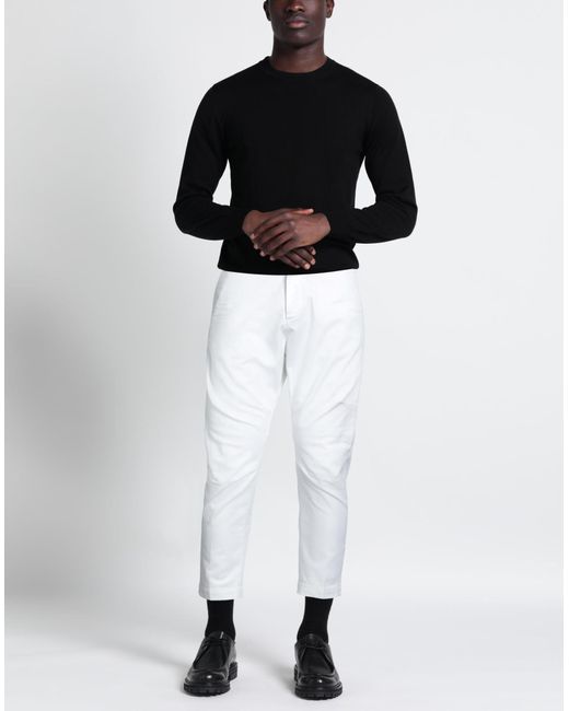 DSquared² White Pants for men
