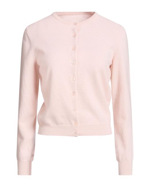 Maison Margiela Pink Light Cardigan Virgin Wool