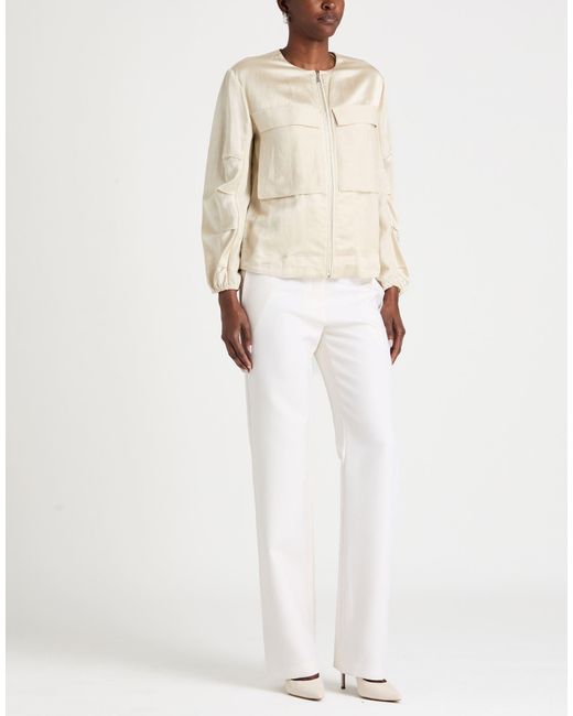 Moorer Natural Jacket Viscose, Linen