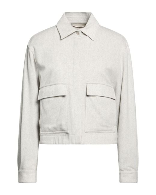 Peserico White Light Jacket Cashmere