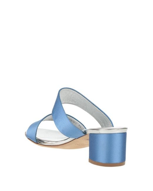 A.Testoni Blue Sandale
