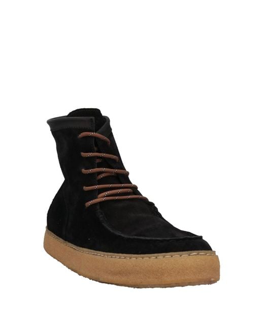 Dondup Black Ankle Boots for men